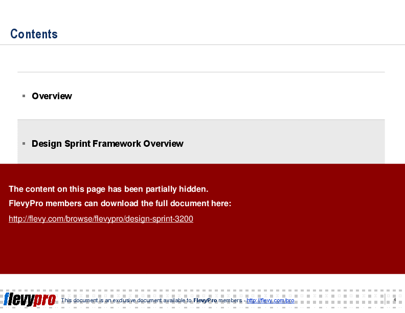 This is a partial preview of Design Sprint (23-slide PowerPoint presentation (PPT)). Full document is 23 slides. 