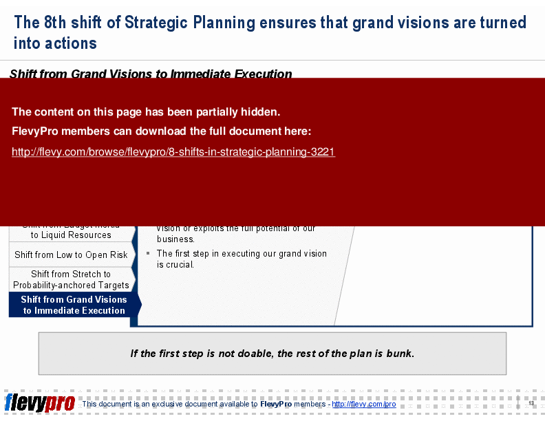 This is a partial preview of 8 Shifts in Strategic Planning (19-slide PowerPoint presentation (PPT)). Full document is 19 slides. 