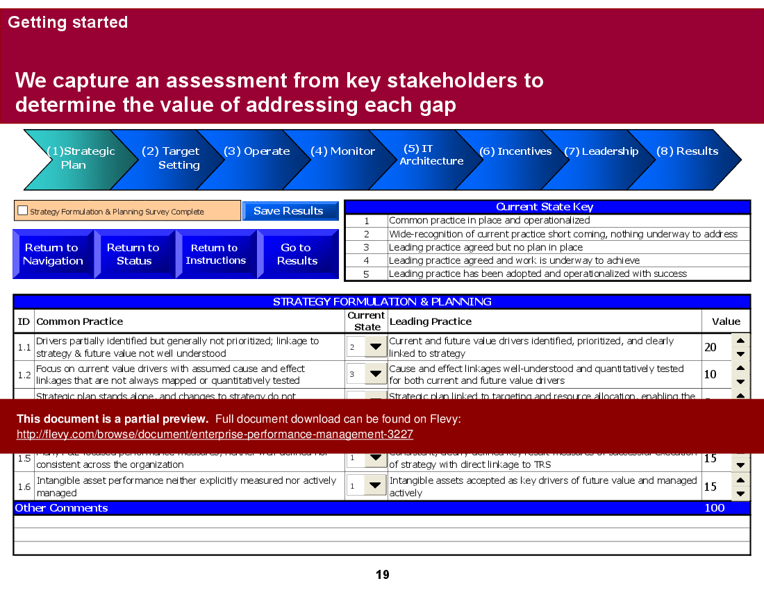 Enterprise Performance Management (20-slide PPT PowerPoint presentation (PPT)) Preview Image