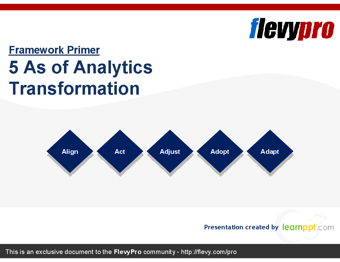5 As of Analytics Transformation (21-slide PowerPoint presentation (PPTX)) Preview Image
