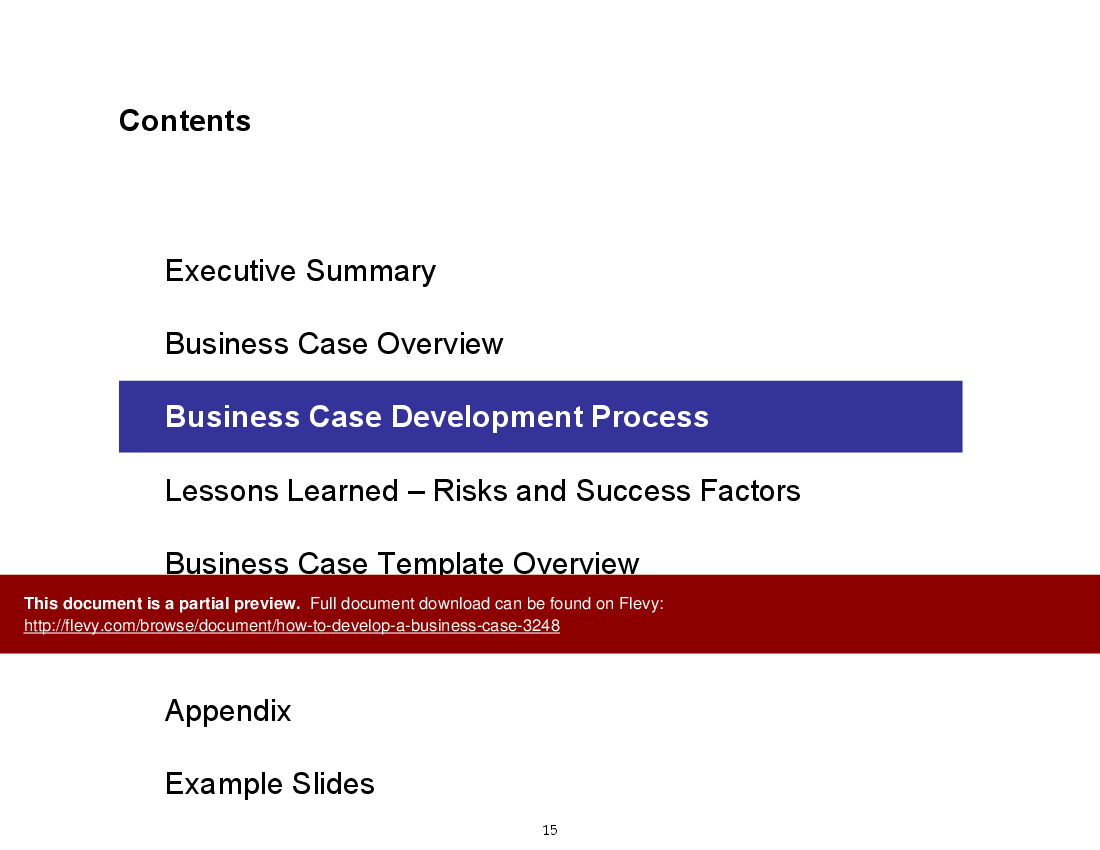 How to Develop a Business Case (105-slide PPT PowerPoint presentation (PPT)) Preview Image