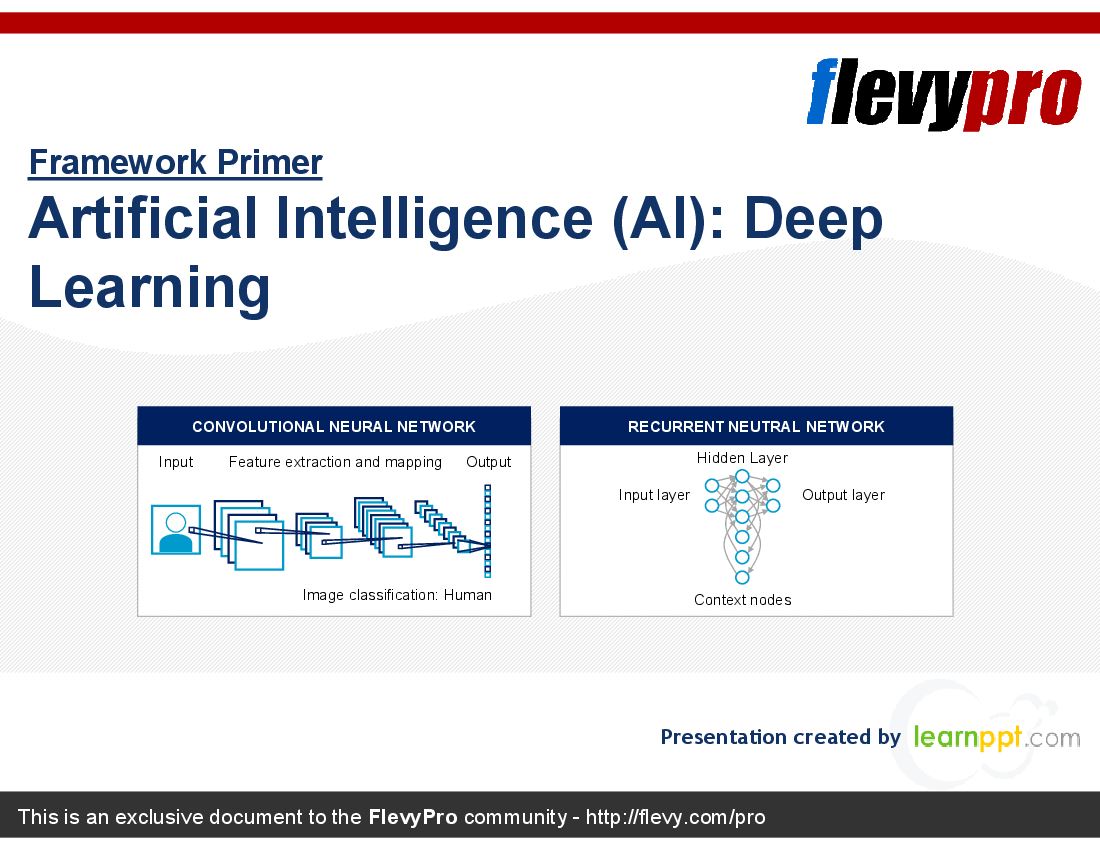 This is a partial preview of Artificial Intelligence (AI): Deep Learning (20-slide PowerPoint presentation (PPTX)). Full document is 20 slides. 