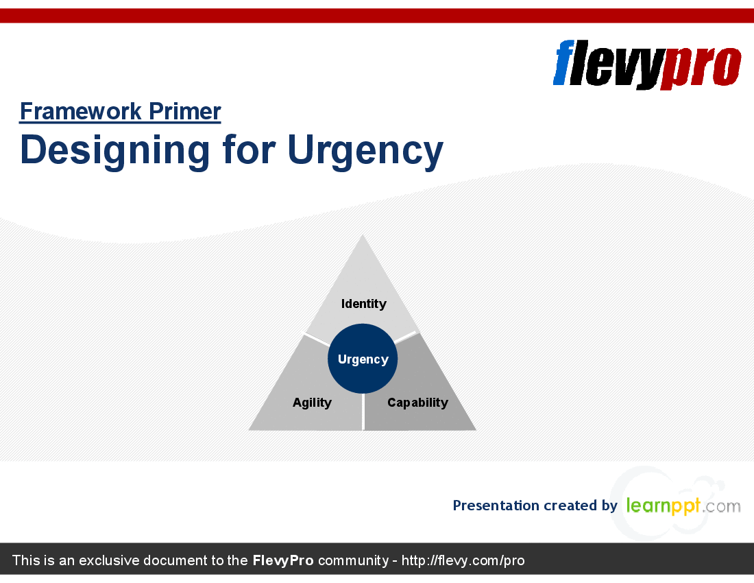 Designing for Urgency (24-slide PPT PowerPoint presentation (PPT)) Preview Image