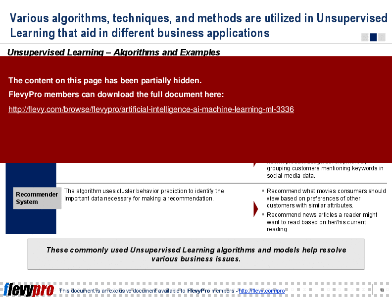 This is a partial preview of Artificial Intelligence (AI): Machine Learning (ML). Full document is 22 slides. 
