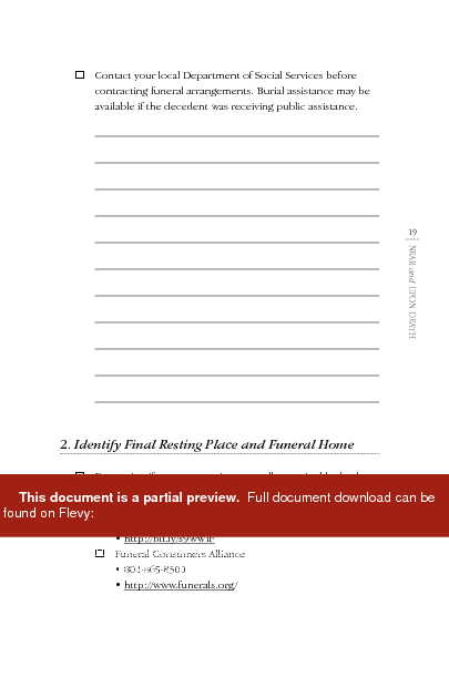 Business Owners: The Ultimate To Do List When Your Loved One Dies (164-page PDF document) Preview Image