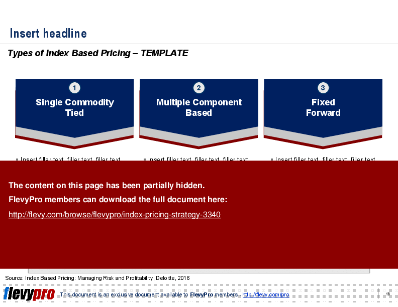 Index Pricing Strategy (22-slide PPT PowerPoint presentation (PPT)) Preview Image