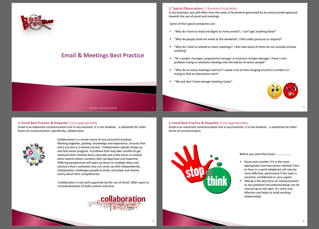 Email & Meetings Best Practice (16-slide PPT PowerPoint presentation (PPTX)) Preview Image