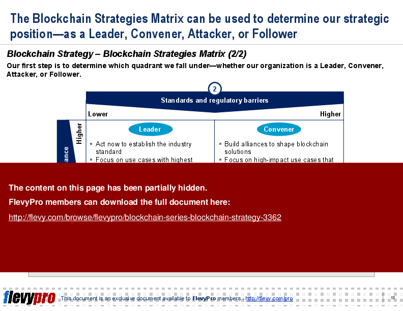 This is a partial preview of Blockchain Series: Blockchain Strategy (21-slide PowerPoint presentation (PPTX)). Full document is 21 slides. 