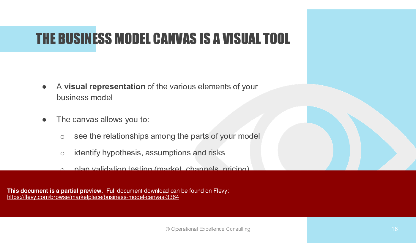 Business Model Canvas (152-slide PowerPoint presentation (PPTX)) Preview Image