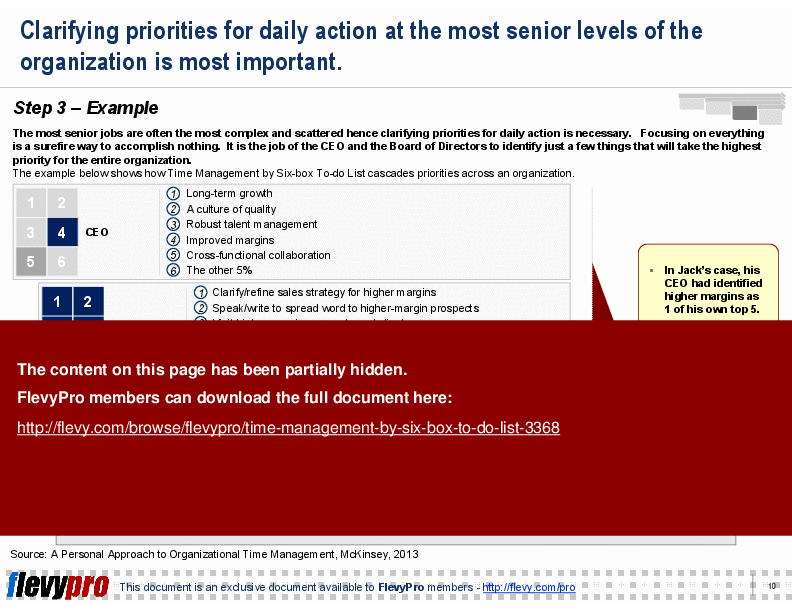 This is a partial preview of Time Management by Six-box To-do List (19-slide PowerPoint presentation (PPT)). Full document is 19 slides. 