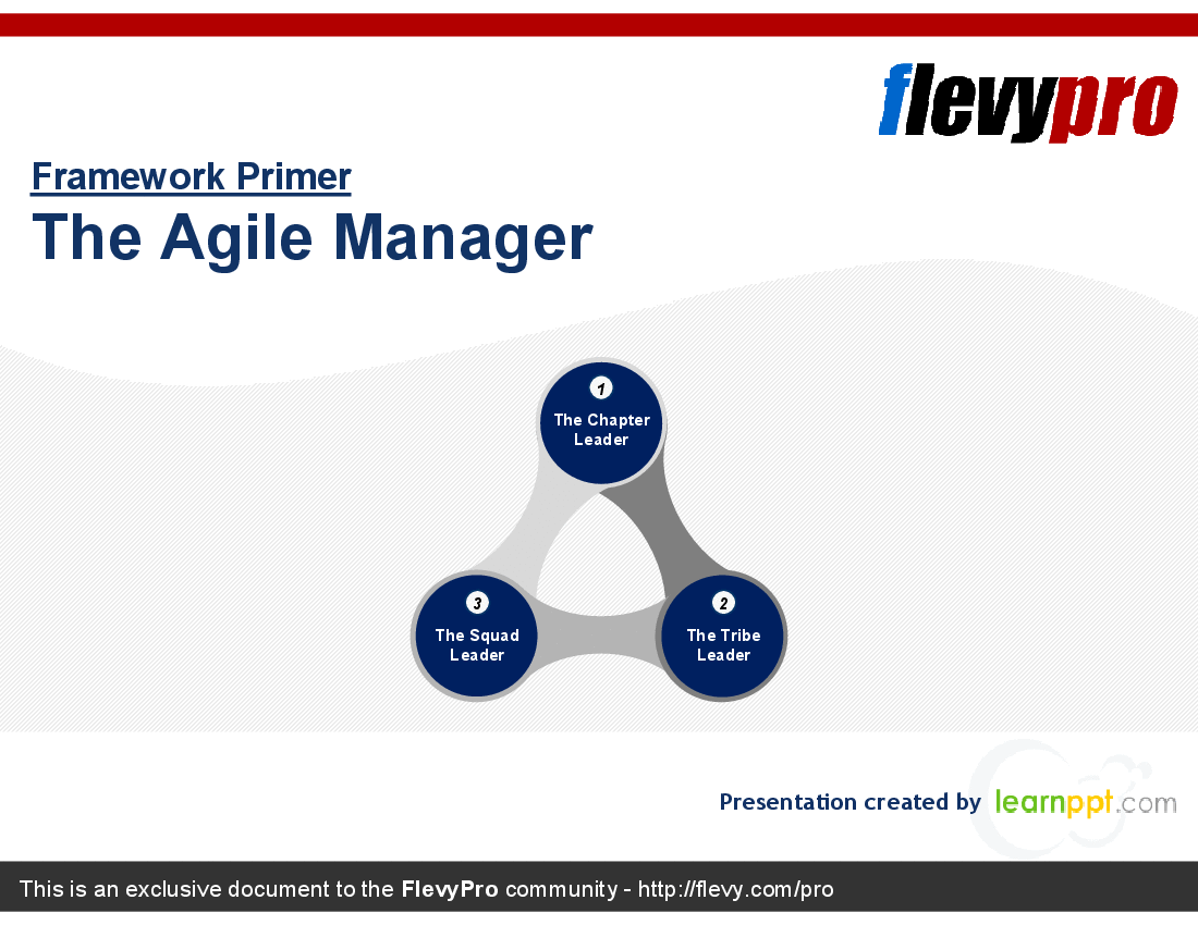 The Agile Manager (27-slide PPT PowerPoint presentation (PPT)) Preview Image