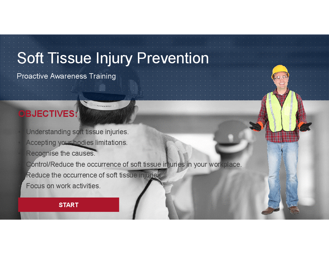 Soft Tissue Injury Prevention Training (35-slide PPT PowerPoint presentation (PPTX)) Preview Image