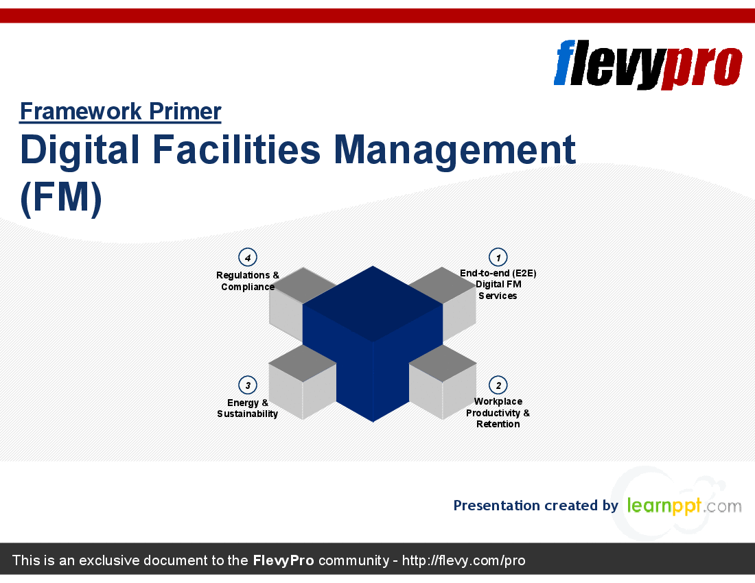 This is a partial preview of Digital Facilities Management (FM) (23-slide PowerPoint presentation (PPTX)). Full document is 23 slides. 