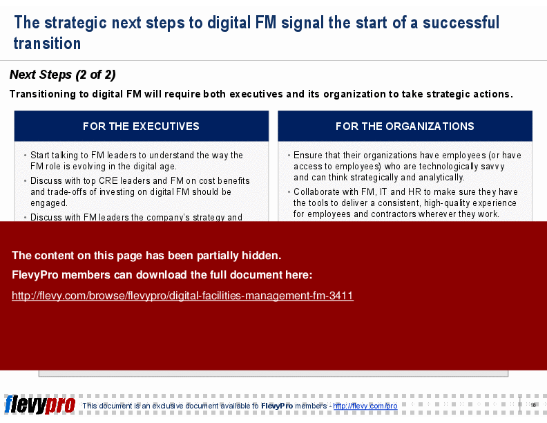 Digital Facilities Management (FM) (23-slide PPT PowerPoint presentation (PPTX)) Preview Image