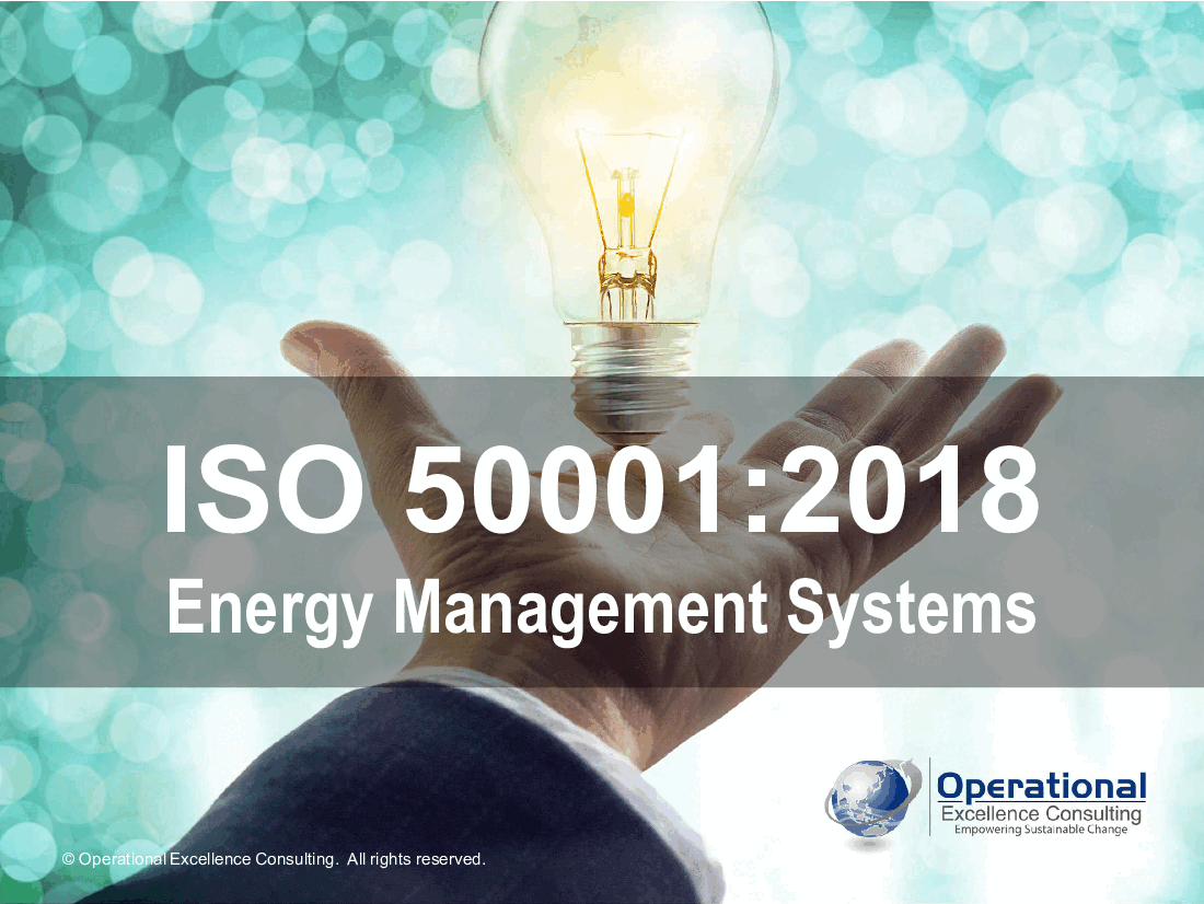 This is a partial preview of ISO 50001:2018 (EnMS) Awareness Training. Full document is 70 slides. 