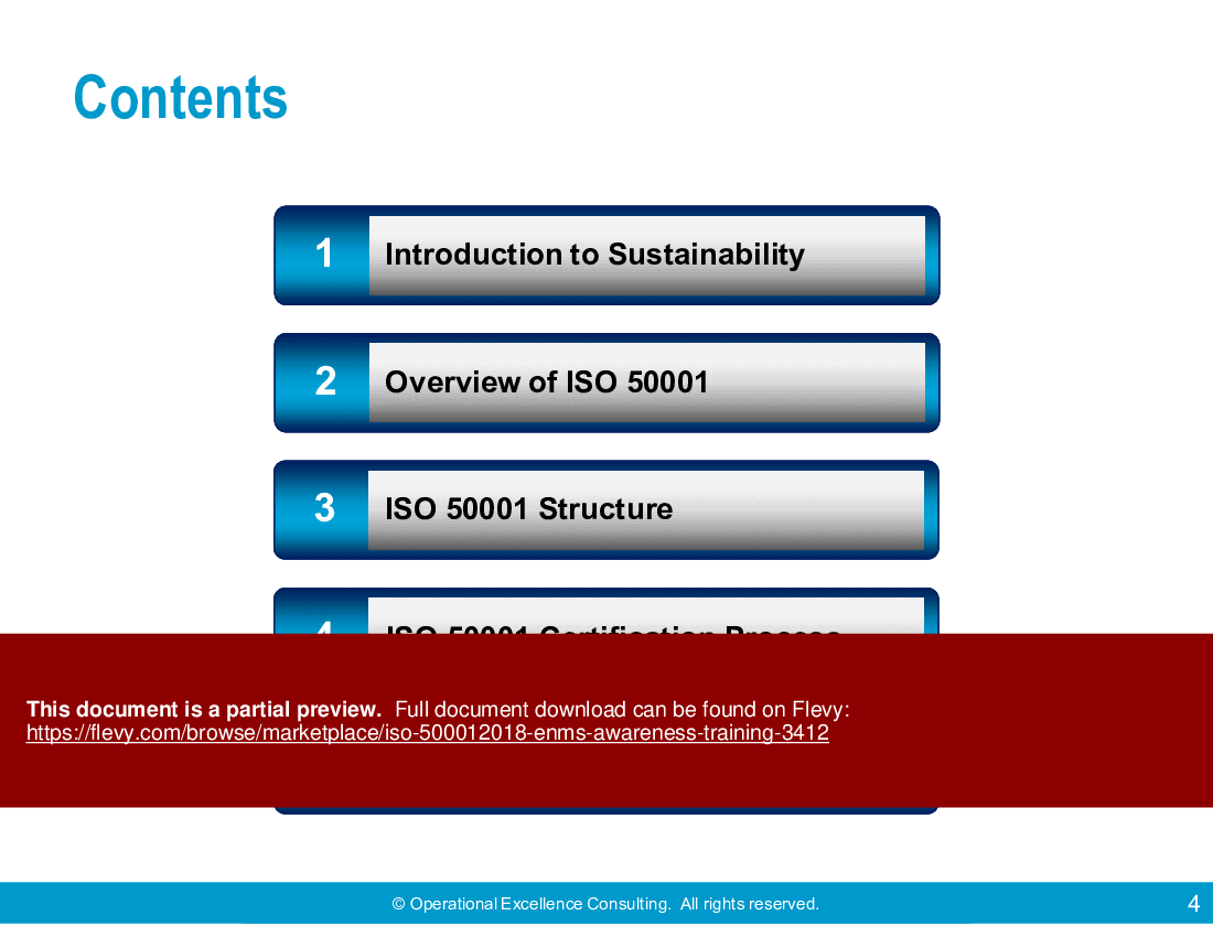 This is a partial preview of ISO 50001:2018 (EnMS) Awareness Training (70-slide PowerPoint presentation (PPTX)). Full document is 70 slides. 