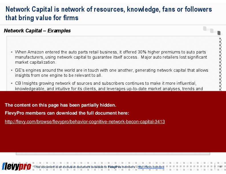 Behavior, Cognitive, Network (BeCoN) Capital (25-slide PPT PowerPoint presentation (PPT)) Preview Image