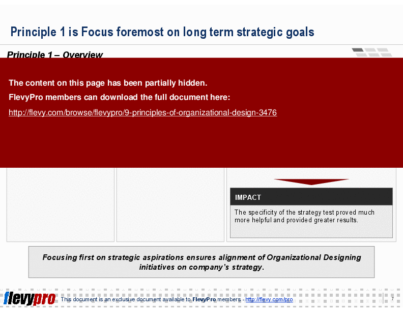 This is a partial preview of 9 Principles of Organizational Design (21-slide PowerPoint presentation (PPT)). Full document is 21 slides. 