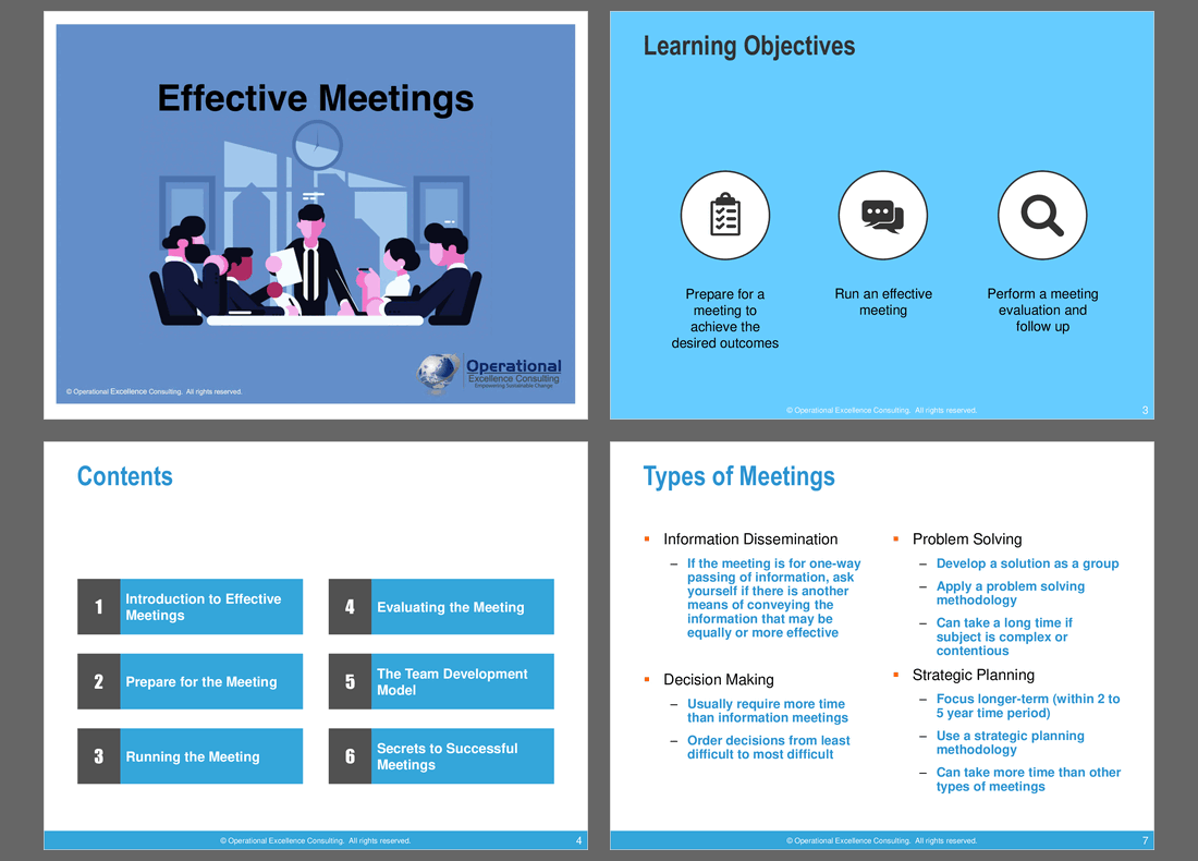 Effective Meetings (66-slide PPT PowerPoint presentation (PPTX)) Preview Image