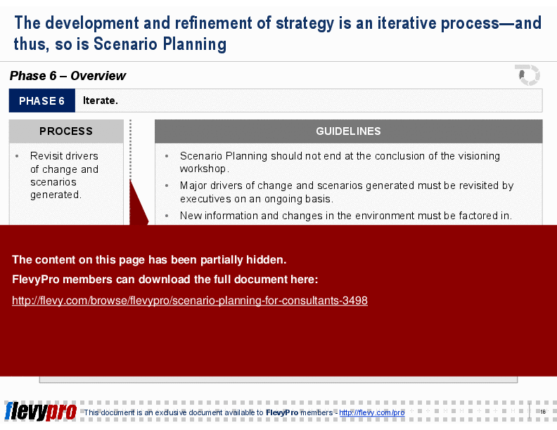 Scenario Planning for Consultants (22-slide PPT PowerPoint presentation (PPT)) Preview Image