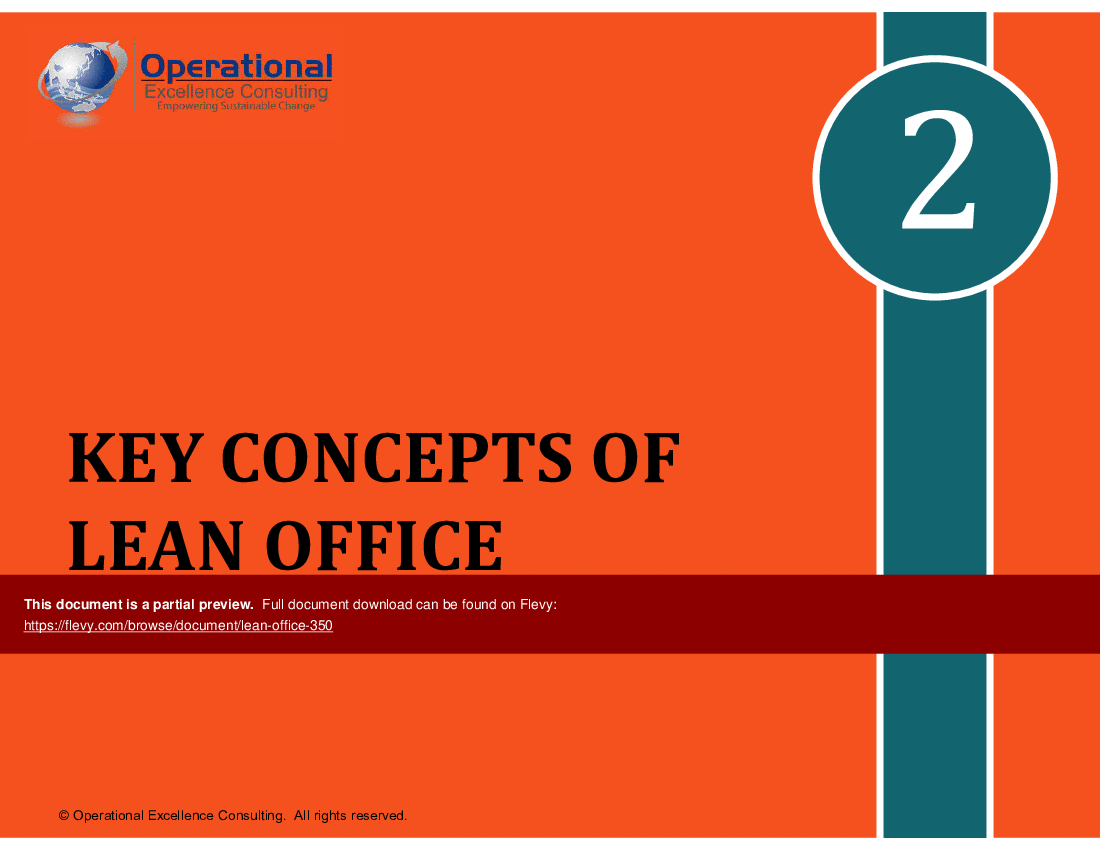 Lean Office (163-slide PPT PowerPoint presentation (PPTX)) Preview Image