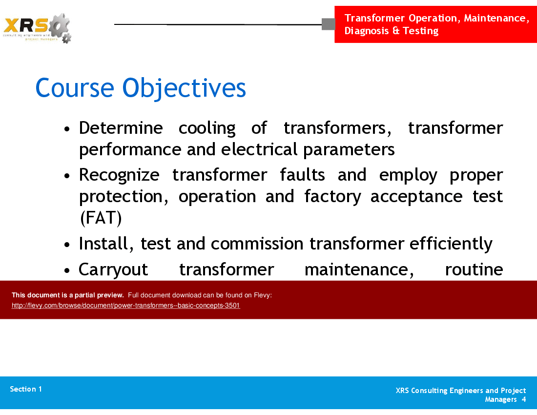 This is a partial preview of Power Transformers - Basic Concepts (92-slide PowerPoint presentation (PPT)). Full document is 92 slides. 