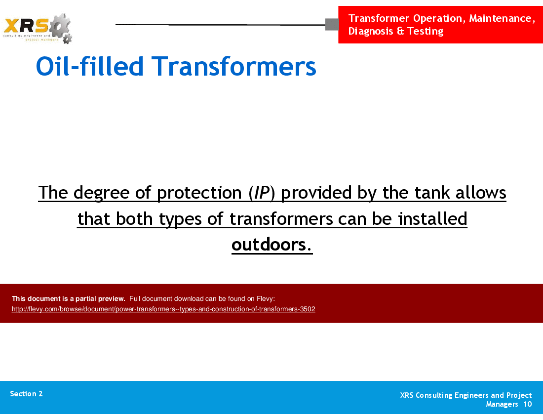 This is a partial preview of Power Transformers - Types and Construction of Transformers (25-slide PowerPoint presentation (PPT)). Full document is 25 slides. 