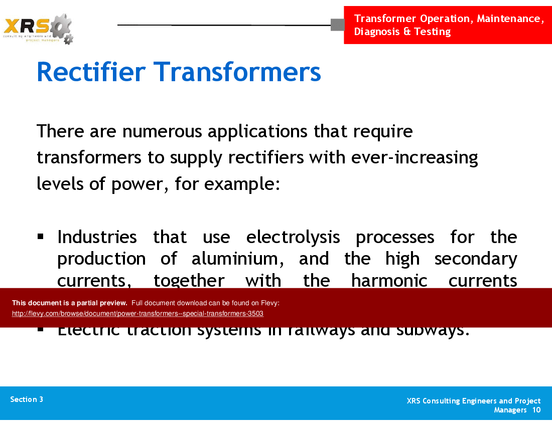 This is a partial preview of Power Transformers - Special Transformers (68-slide PowerPoint presentation (PPT)). Full document is 68 slides. 