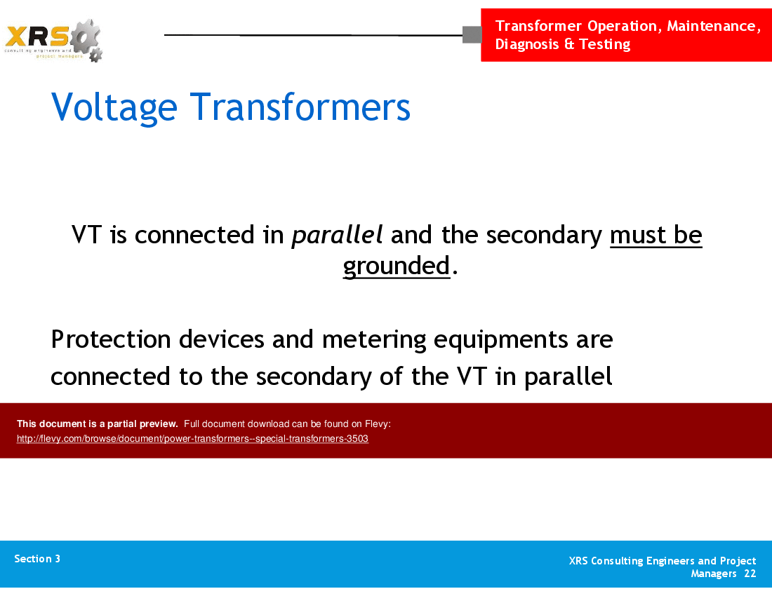 Power Transformers - Special Transformers (68-slide PPT PowerPoint presentation (PPT)) Preview Image