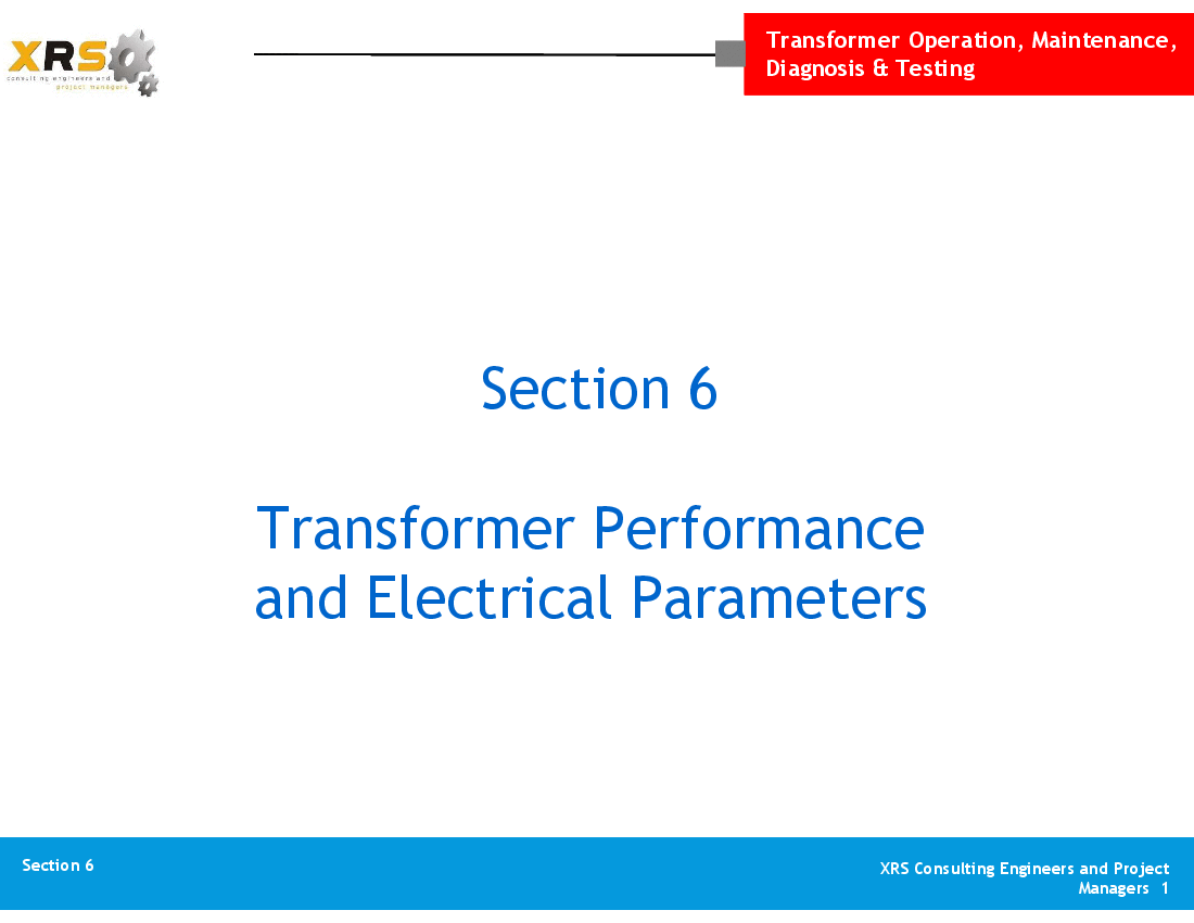 This is a partial preview of Power Transformers - Performance & Electrical Parameters (29-slide PowerPoint presentation (PPT)). Full document is 29 slides. 