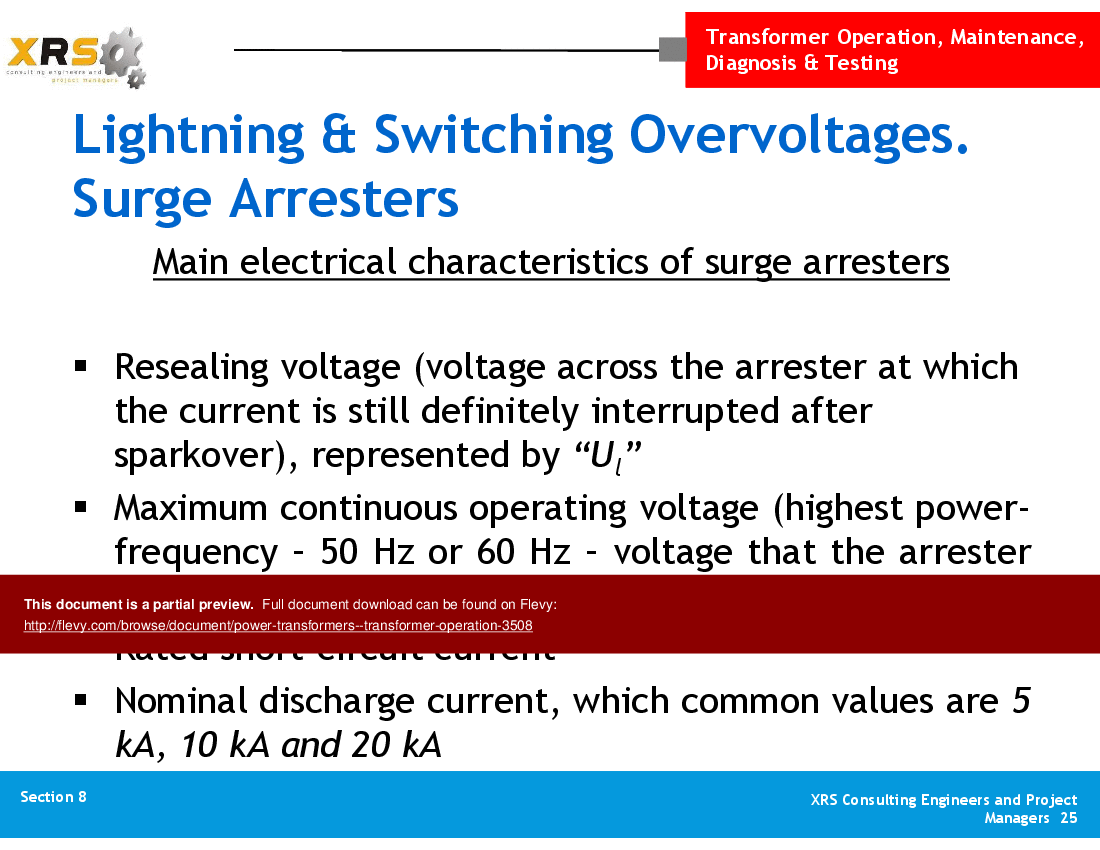 Power Transformers - Transformer Operation (53-slide PPT PowerPoint presentation (PPT)) Preview Image
