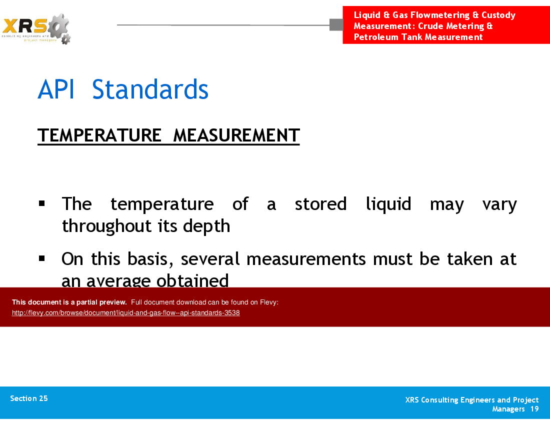 Liquid & Gas Flow - API Standards (40-slide PowerPoint presentation (PPT)) Preview Image