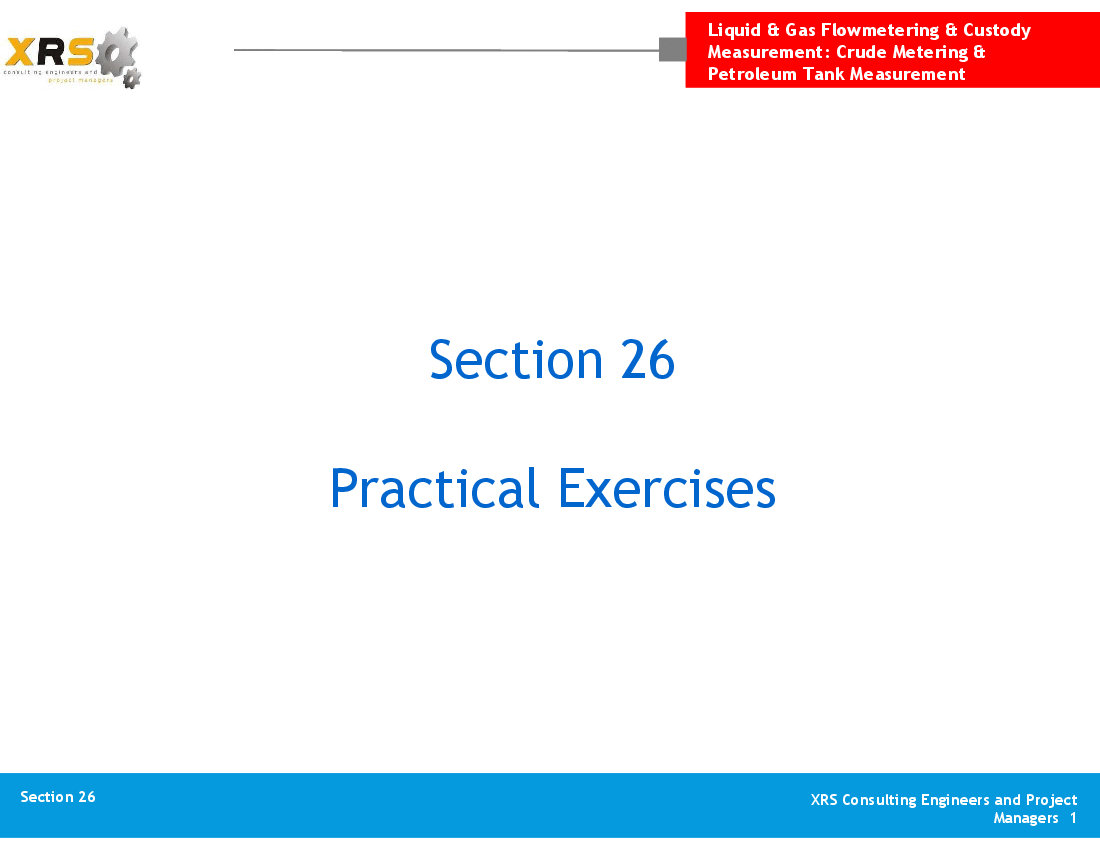 Liquid & Gas Flow - Practical Exercises (16-slide PowerPoint presentation (PPT)) Preview Image