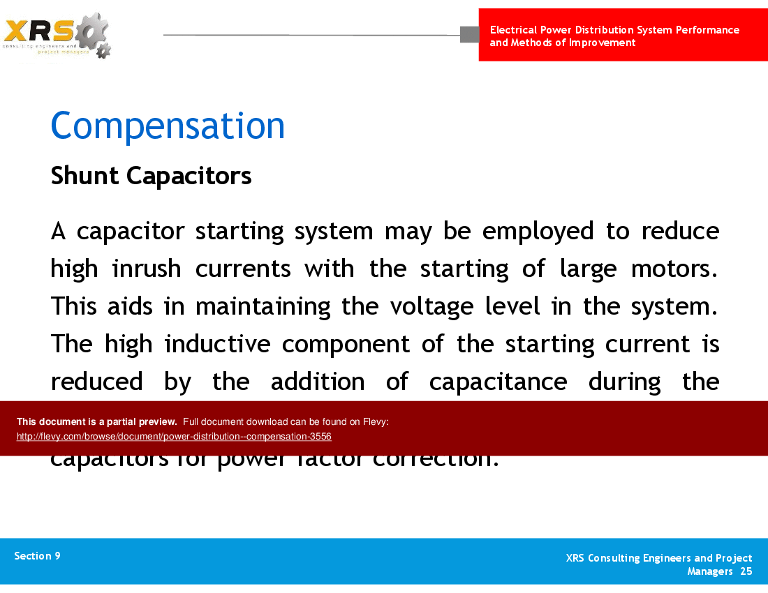 Power Distribution - Compensation (66-slide PPT PowerPoint presentation (PPTX)) Preview Image