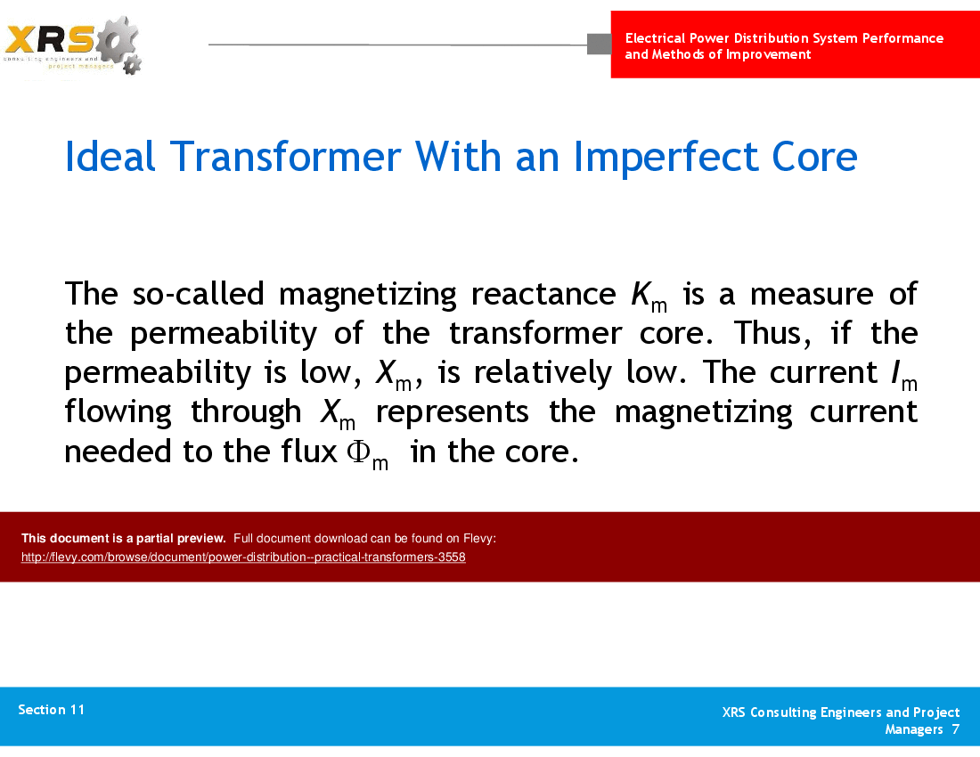 Power Distribution - Practical Transformers (180-slide PPT PowerPoint presentation (PPTX)) Preview Image