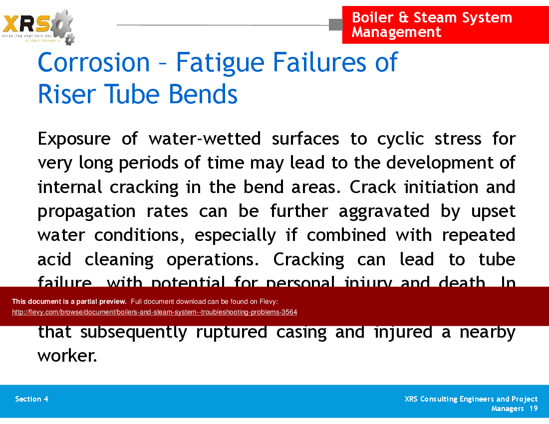 Boilers & Steam System - Troubleshooting Problems (118-slide PPT PowerPoint presentation (PPTX)) Preview Image