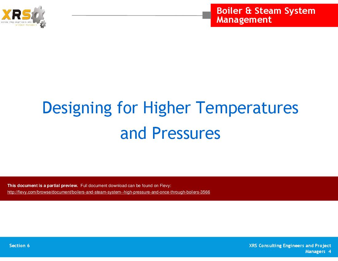 Boilers & Steam System - High Pressure & Once Through Boilers (21-slide PPT PowerPoint presentation (PPTX)) Preview Image
