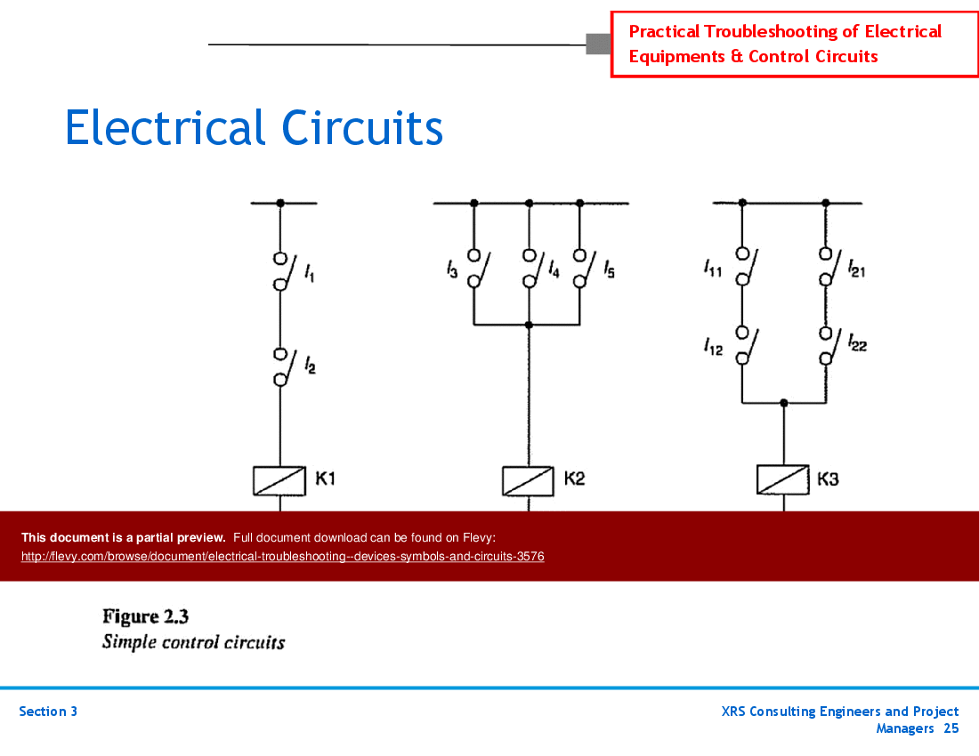 Electrical Troubleshooting - Devices, Symbols, and Circuits (96-slide PPT PowerPoint presentation (PPTX)) Preview Image