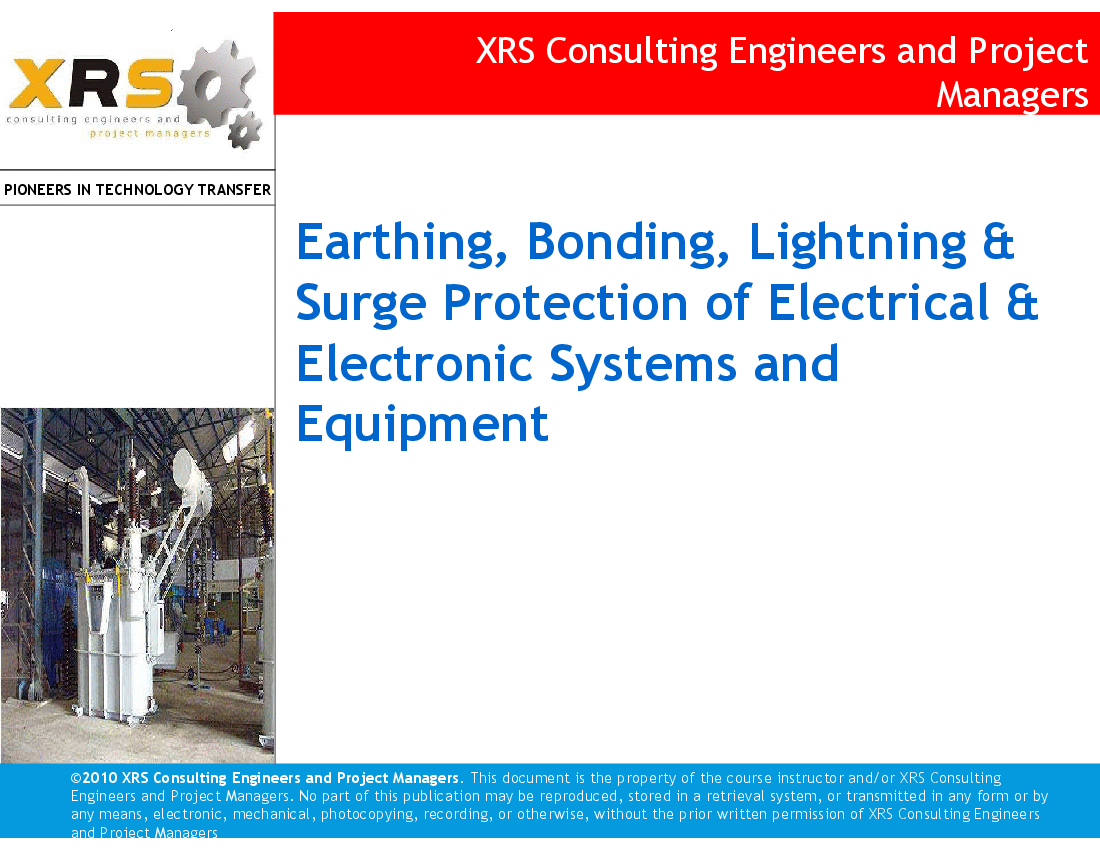 Grounding & Lightning Protection - Basic Electricity Review (64-slide PPT PowerPoint presentation (PPT)) Preview Image