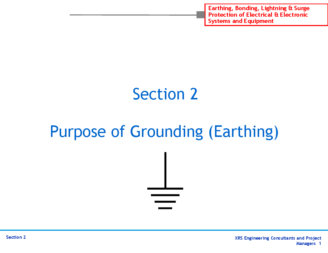 Grounding & Lightning Protection - Grounding (Earthing) (92-slide  PowerPoint presentation (PPT)) | Flevy