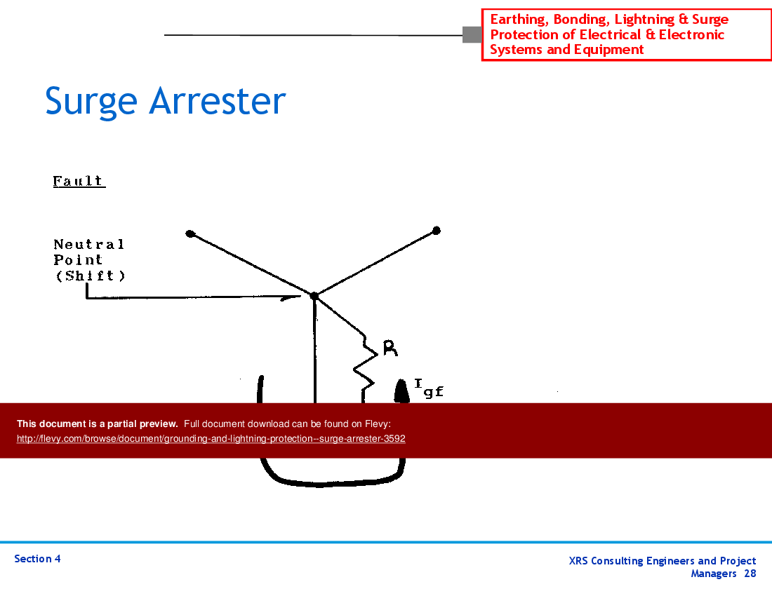 Grounding & Lightning Protection - Surge Arrester (36-slide PPT PowerPoint presentation (PPT)) Preview Image