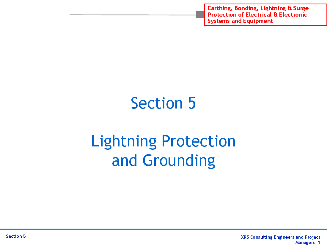 This is a partial preview of Grounding & Lightning Protection - Lightning Protection (30-slide PowerPoint presentation (PPT)). Full document is 30 slides. 