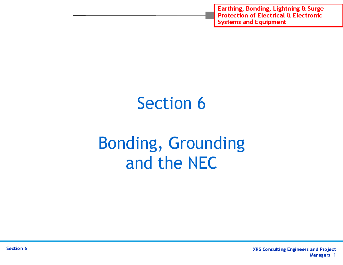 This is a partial preview of Grounding & Lightning Protection - Bonding, Grounding, NEC (62-slide PowerPoint presentation (PPT)). Full document is 62 slides. 