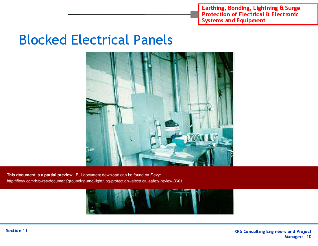This is a partial preview of Grounding & Lightning Protection - Electrical Safety Review (74-slide PowerPoint presentation (PPT)). Full document is 74 slides. 