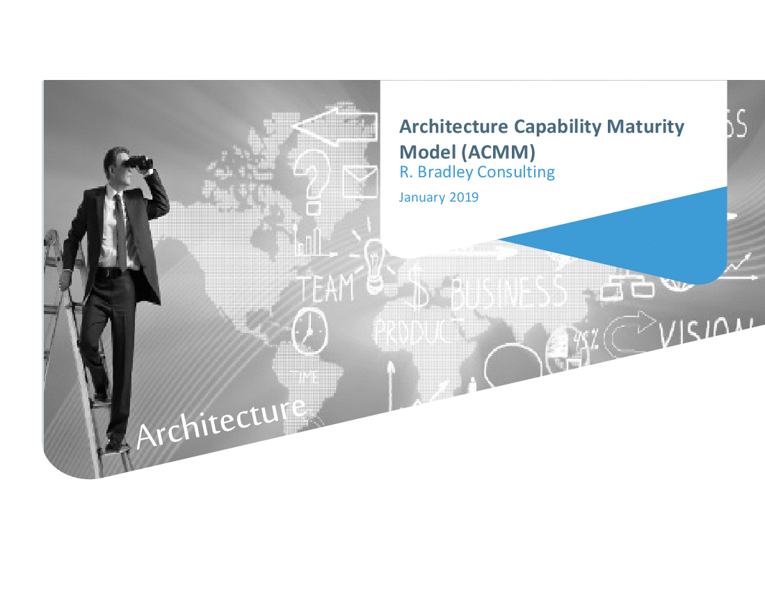 This is a partial preview of Architecture Capability Maturity Model ACMM (9-slide PowerPoint presentation (PPTX)). Full document is 9 slides. 