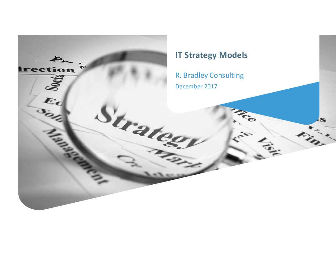 IT Strategy Tools