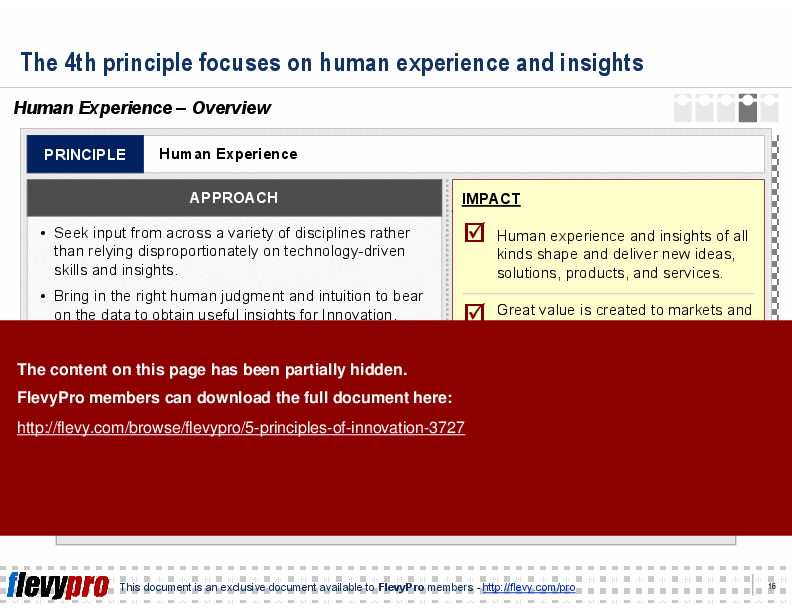 5 Principles of Innovation Strategy (27-slide PPT PowerPoint presentation (PPT)) Preview Image