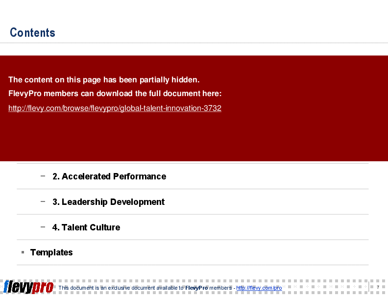 This is a partial preview of Global Talent Innovation (30-slide PowerPoint presentation (PPTX)). Full document is 30 slides. 