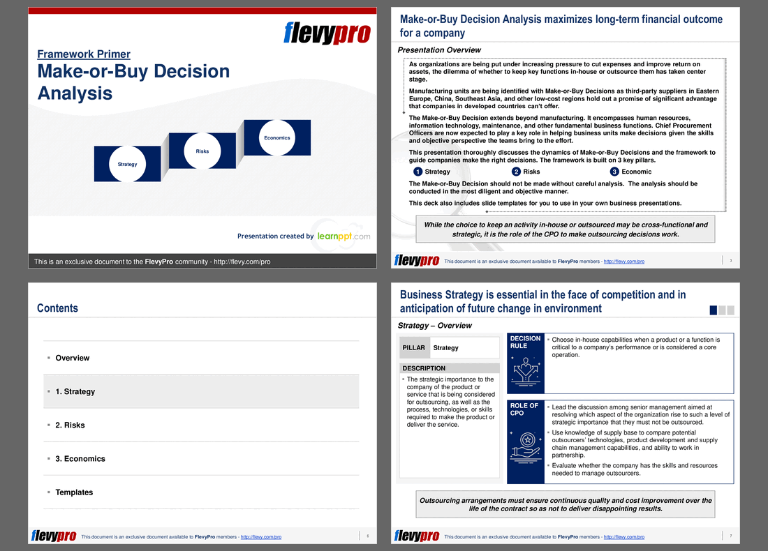 PPT Make or Buy Decision Analysis 23 slide PPT PowerPoint 