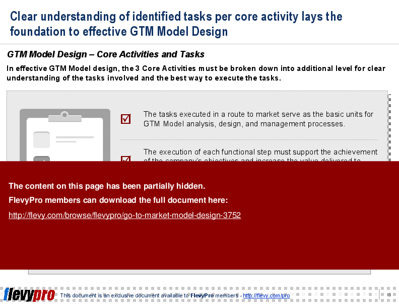 Go-to-Market Model Design (19-slide PowerPoint presentation (PPT)) Preview Image
